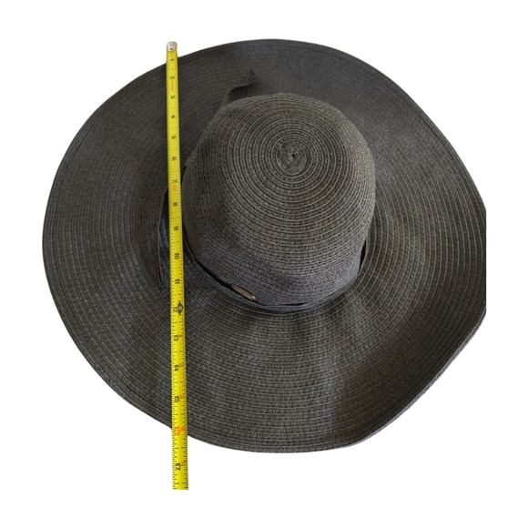 Sun N Sand Women's Oversized Dark Grey Floppy Sun Hat One Size - Picture 7 of 9